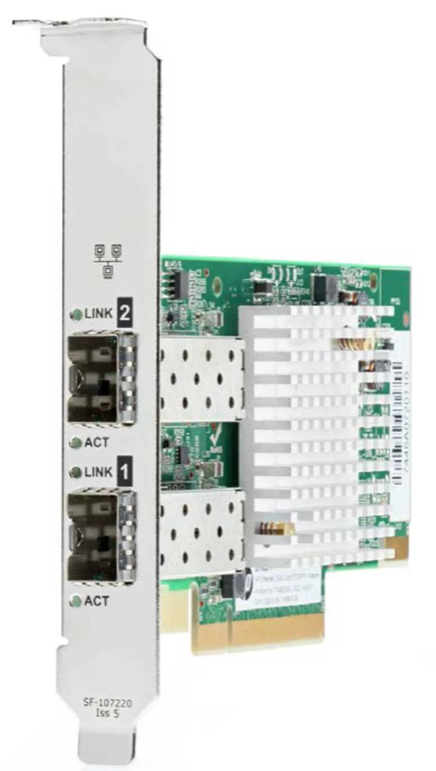 HPE Ethernet 10Gb 2-port 562SFP+ Adptr HPE Ethernet 10Gb 2-port 562SFP+ Adptr-727055-B21
